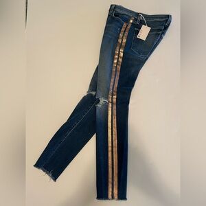 NEW:  Joe’s Jeans – Women’s – Rose-Gold Metallic Side Decoration